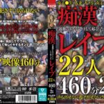 痴●が過激にエスカレートして起こったレ●プ22人460分2枚組5642hodv21973