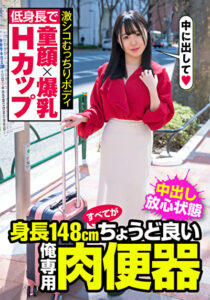 低身長で童顔x爆乳Hカップ 激シコむっちりボディ 身長148cmすべてがちょうど良い俺専用肉便器507638