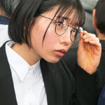 敏感（恥）巨乳羞恥2025 推定Hカップ／地味メガネ就活生516726