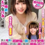 美人姉弟がHミッションに挑戦したら…超絶倫の弟がガチ発情！「お母さんに言えないっ！」と戸惑う姉を無視して腰振りまくり！イキ過ぎ痙攣でグッタリしている姉を容赦なく犯し、何度も何度も中出し中出し中出し中出し！れなさんきょうかさん